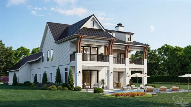 a front view of house with yard