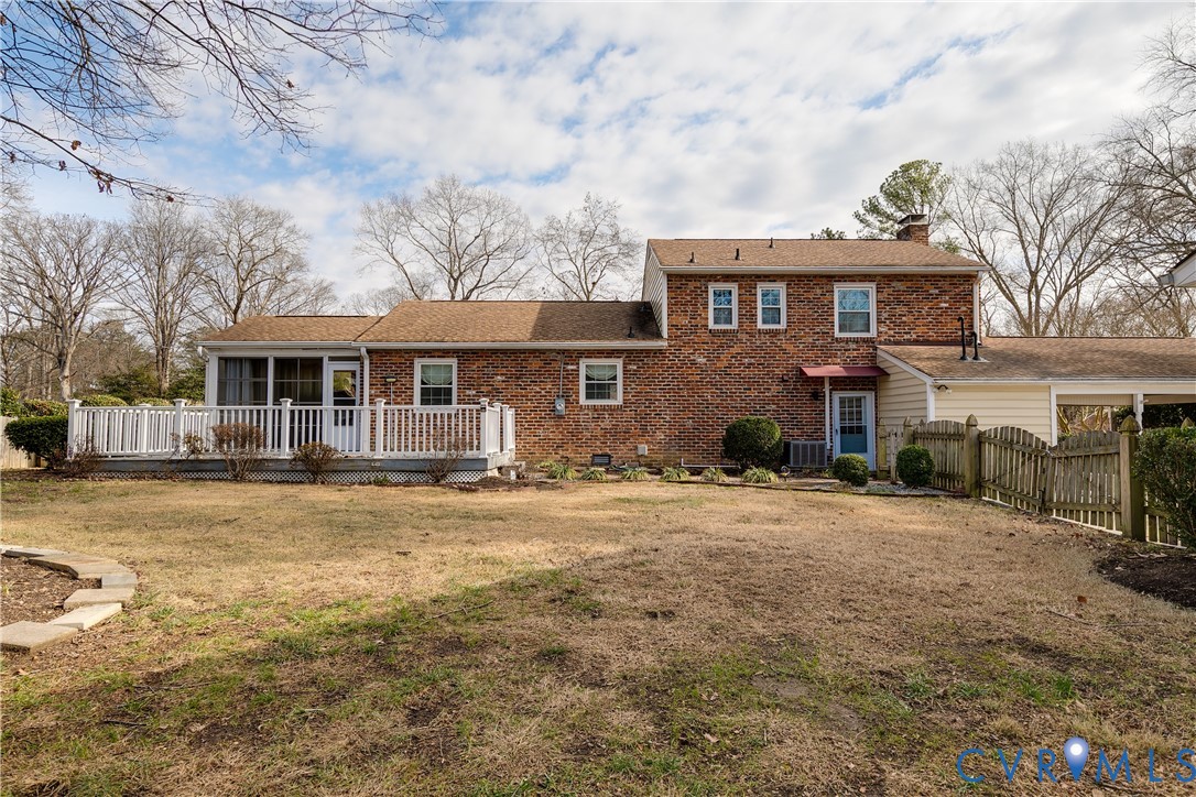 900 Ryder Road North Chesterfield, VA 23235 - Photo 43 of 45 a front view of a house with a garden