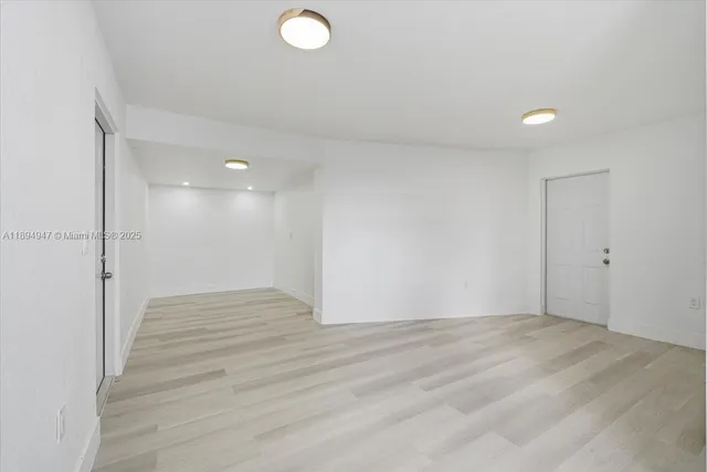 a view of an empty room