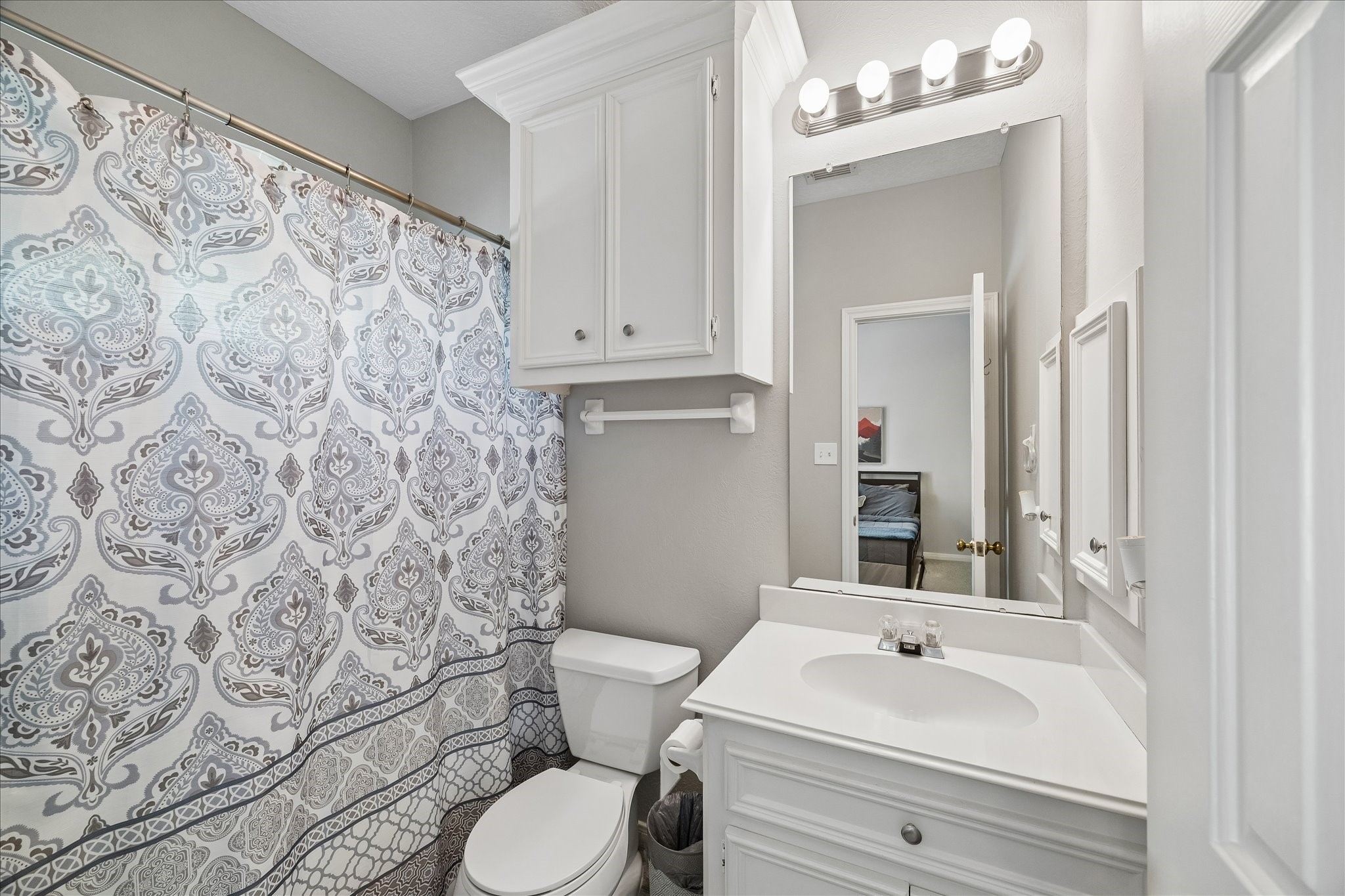 2810 Timber Country Way Kingwood, TX 77345 - Photo 25 of 30 a bathroom with a sink toilet and shower