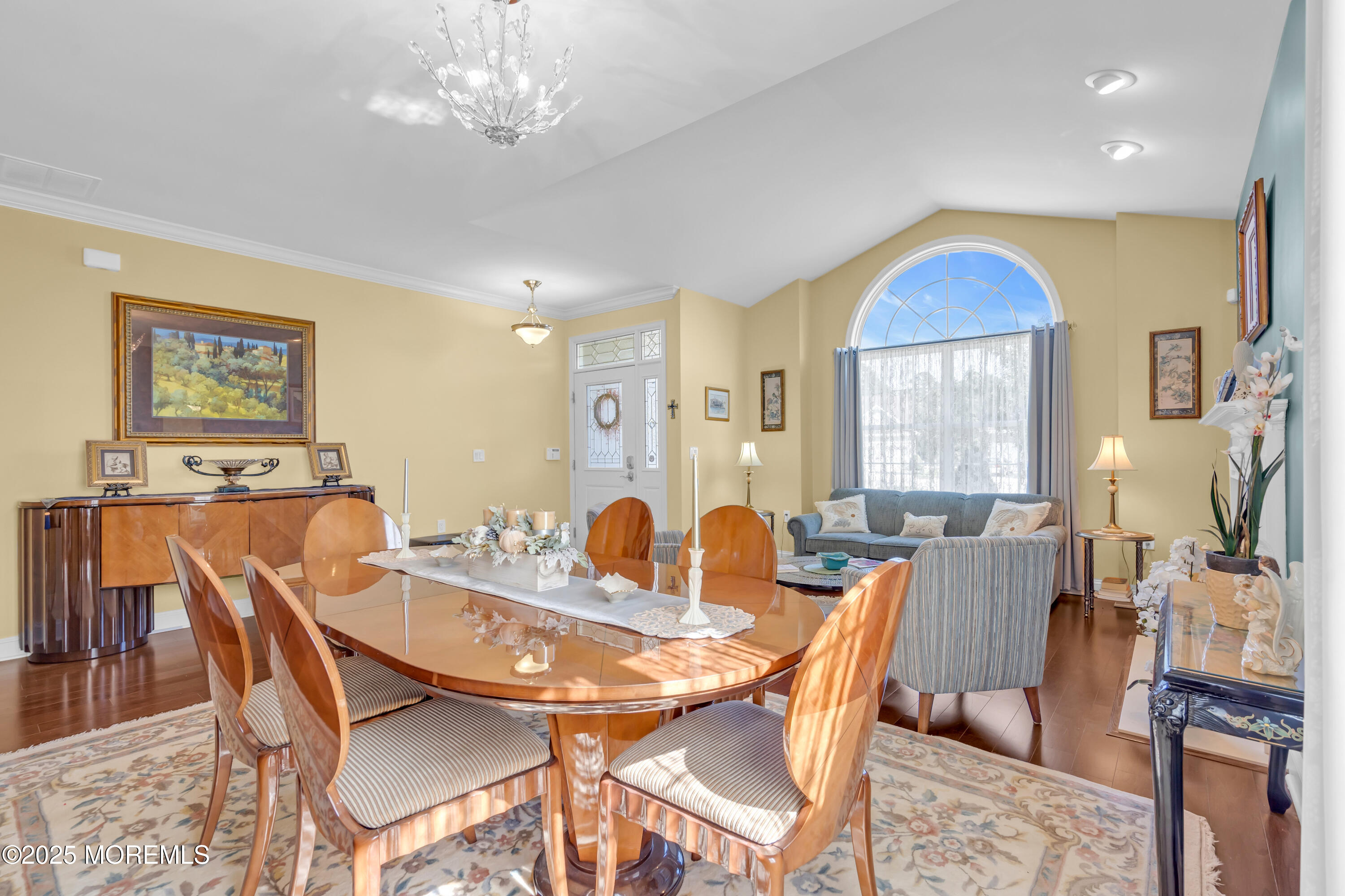 8 Ventnor Court Waretown, NJ 08758 - Photo 17 of 42 a view of a a dining room with furniture window and wooden floor