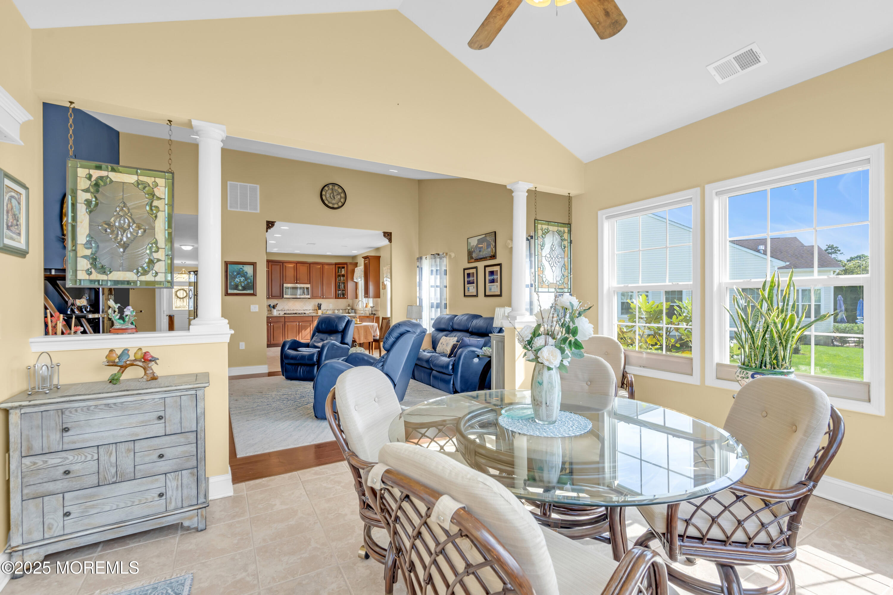 8 Ventnor Court Waretown, NJ 08758 - Photo 27 of 42 a view of a dining room with furniture window and outside view