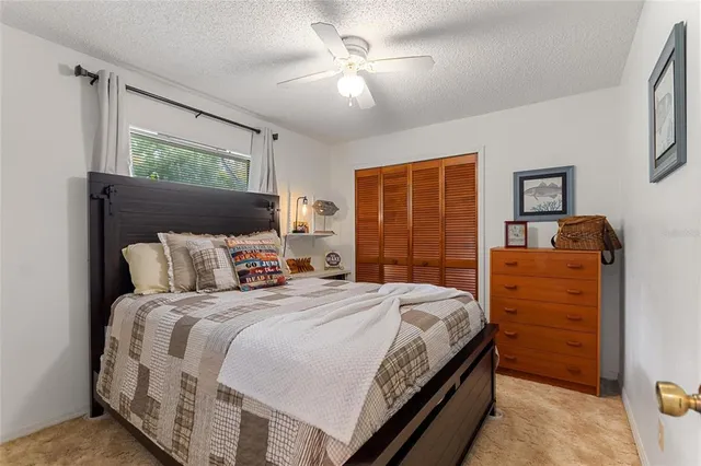 a view of a garden with a house