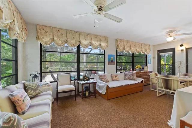 a view of a yard in front of a house