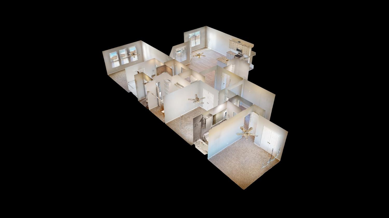 5804 Waverly Lubbock, TX 79407 - Photo 25 of 26 a white bed sitting in a bedroom next to a lamp