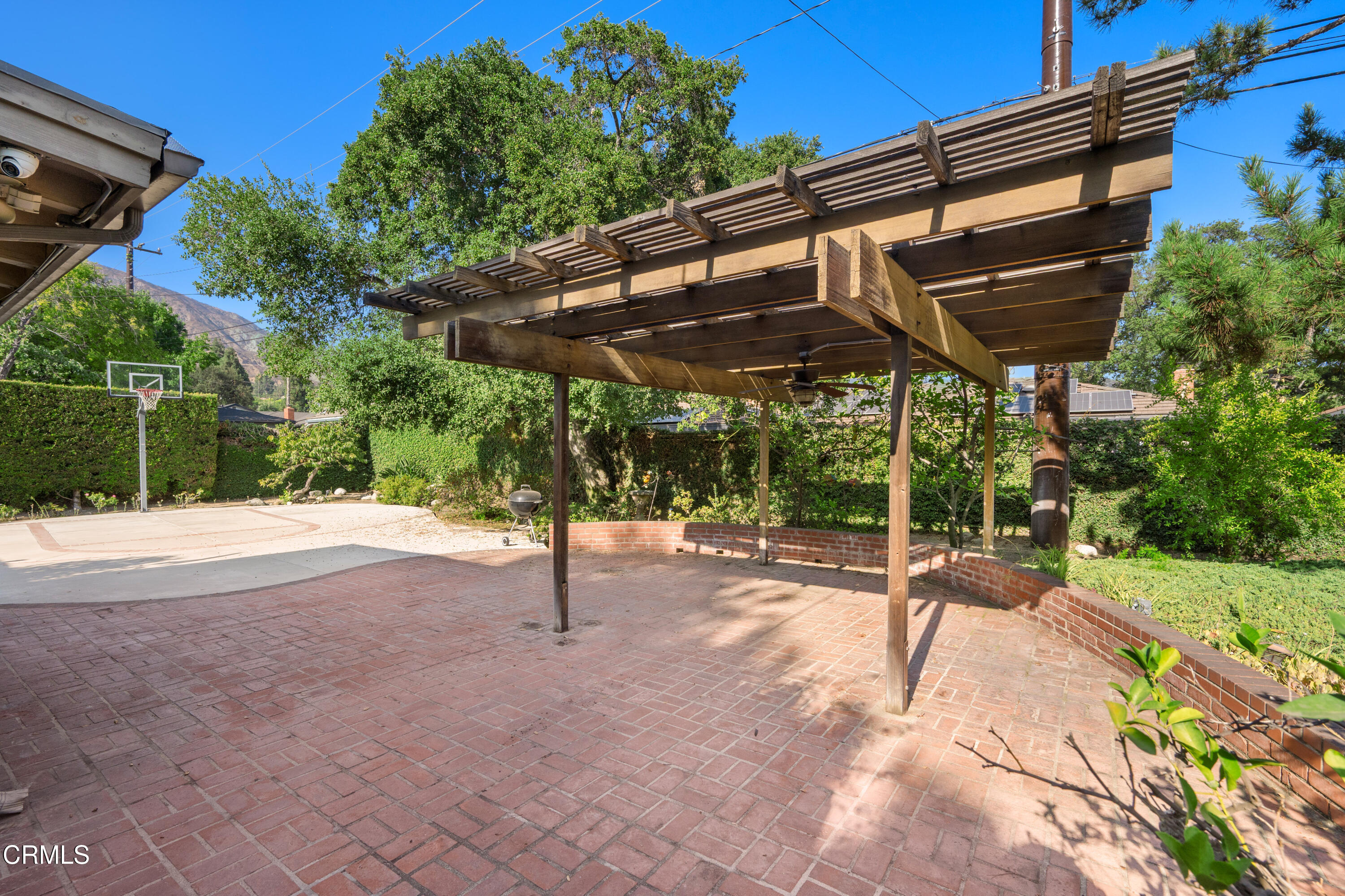 1626 Rodeo Road Arcadia, CA 91006 - Photo 11 of 25 a view of a backyard with a small cabin