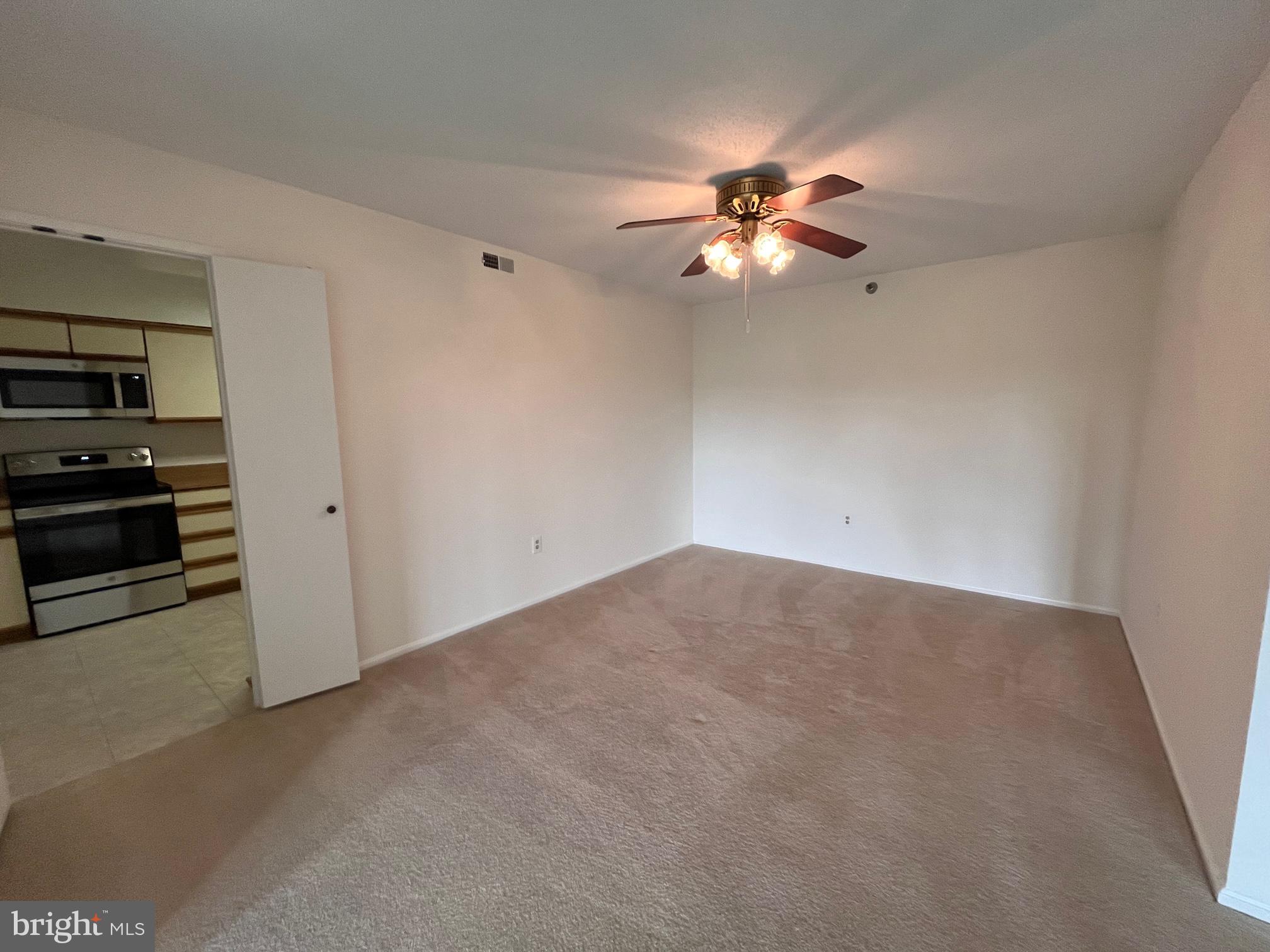 15100 Interlachen Drive, Unit 815 Silver Spring, MD 20906 - Photo 6 of 26 Kitchen access, ceiling light & fan