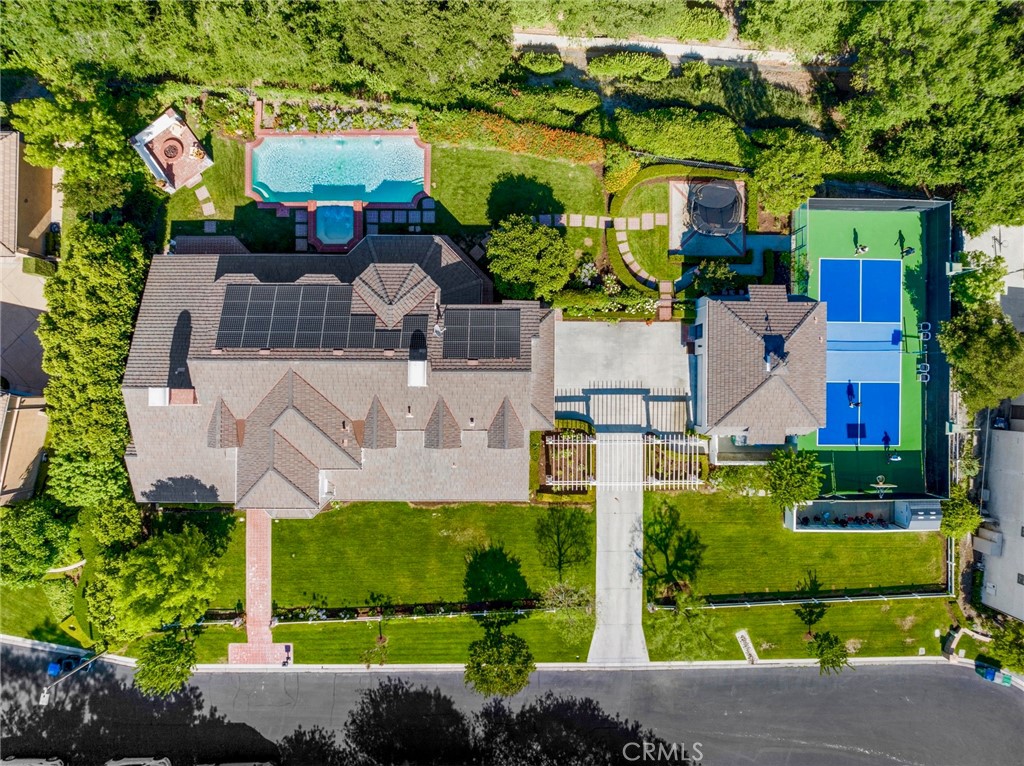 4 Percheron Coto de Caza, CA 92679 - Photo 41 of 44 a aerial view of a house with a yard and large trees