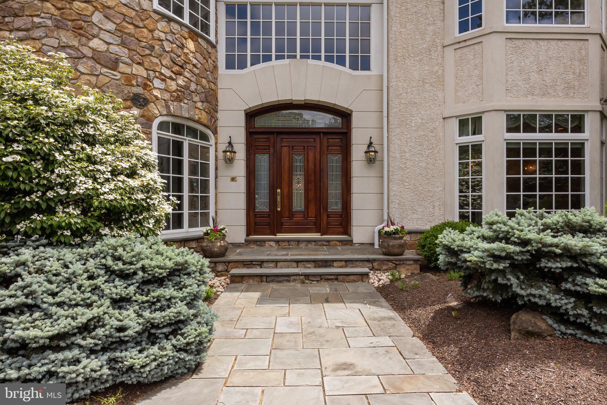 1049 McKean Road Ambler, PA 19002 - Photo 16 of 93 Front Flagstone Walkway and Main Entry Way