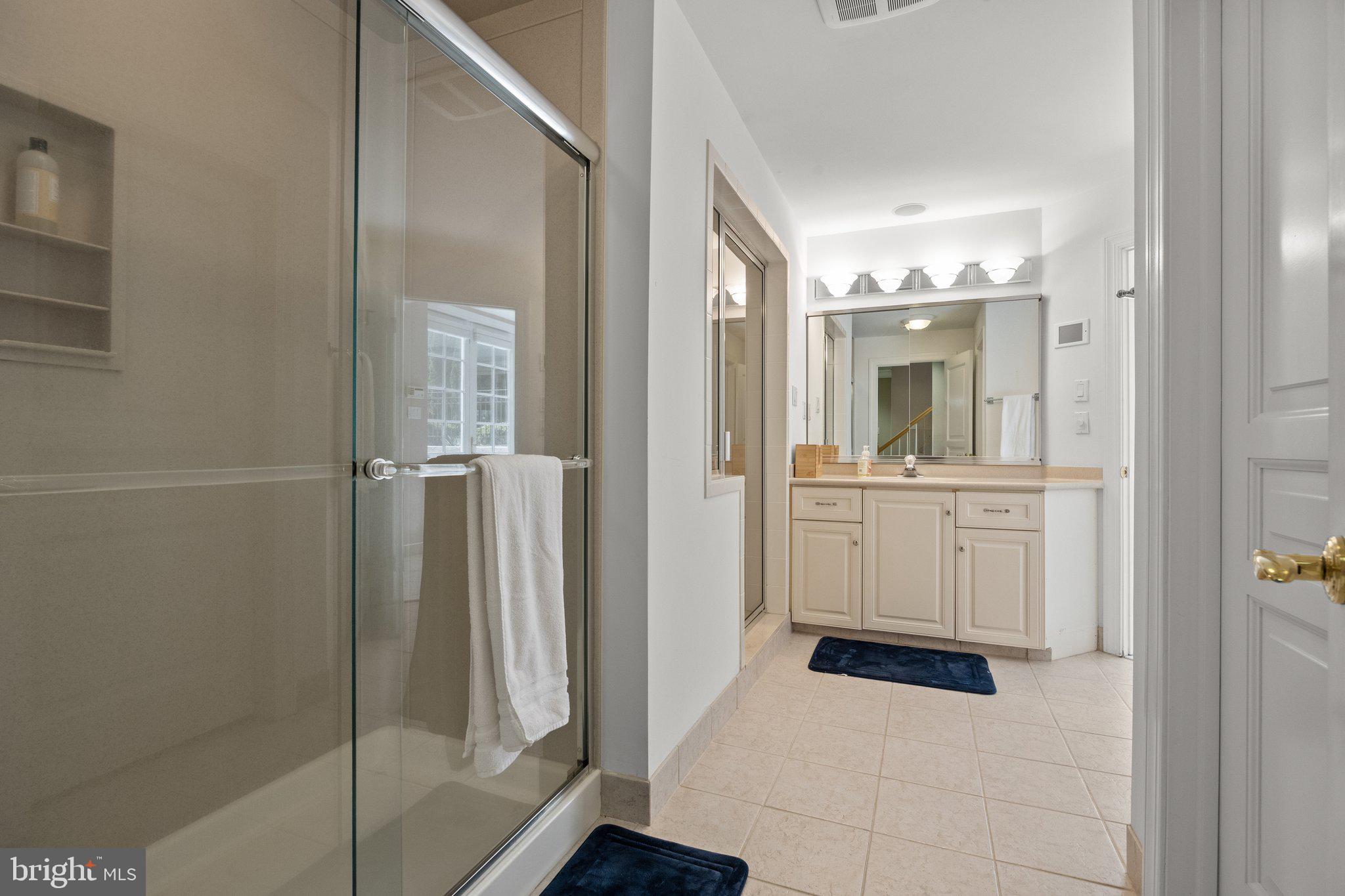 1049 McKean Road Ambler, PA 19002 - Photo 64 of 93 a bathroom with a shower sink and mirror