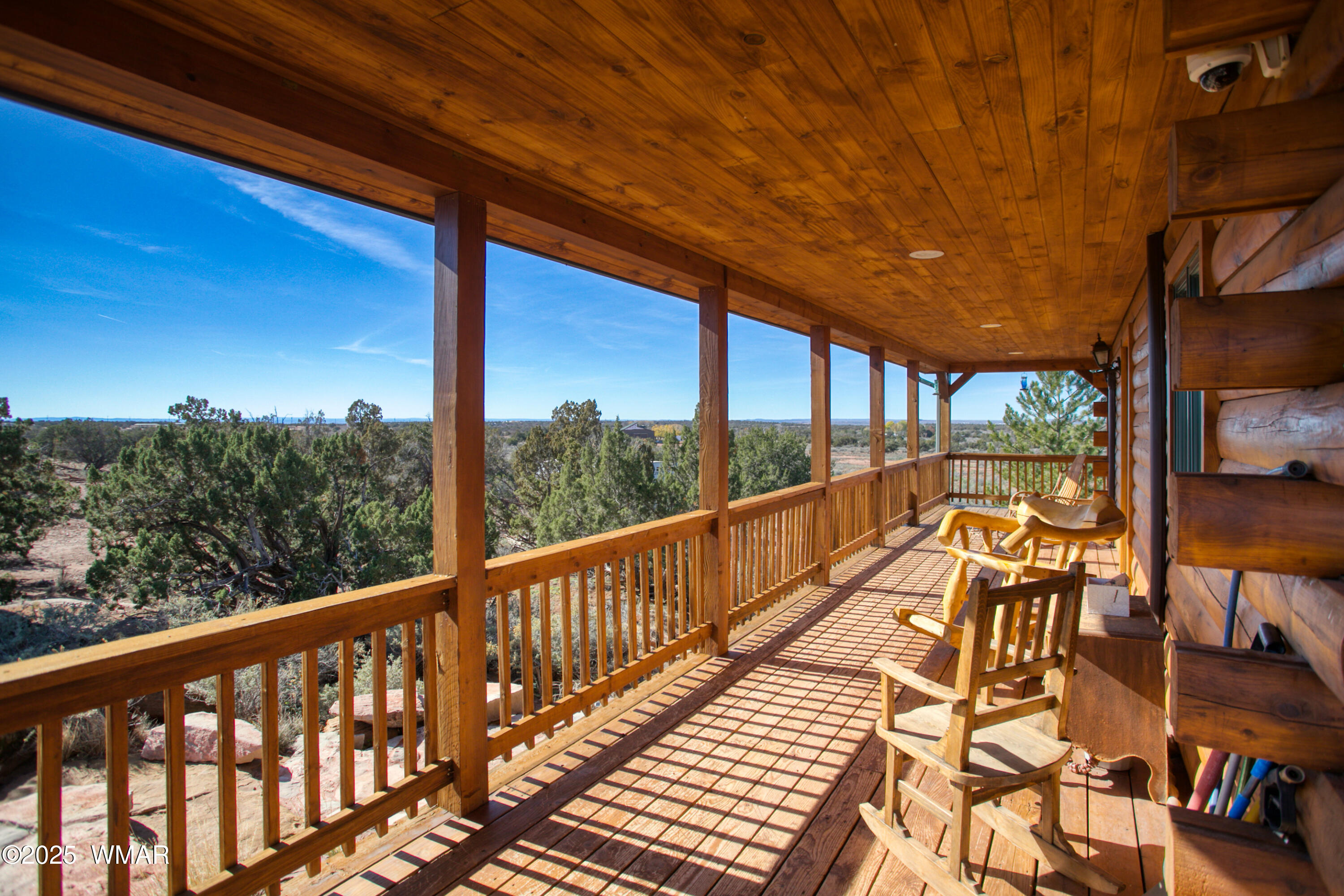 8555 Reata Lane Snowflake, AZ 85937 - Photo 75 of 88 a view of a balcony with wooden floor