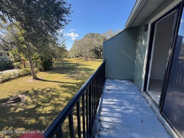 2232 Flower Tree Circle Melbourne, FL 32935 - Photo 15 of 17 a view of swimming pool from a balcony