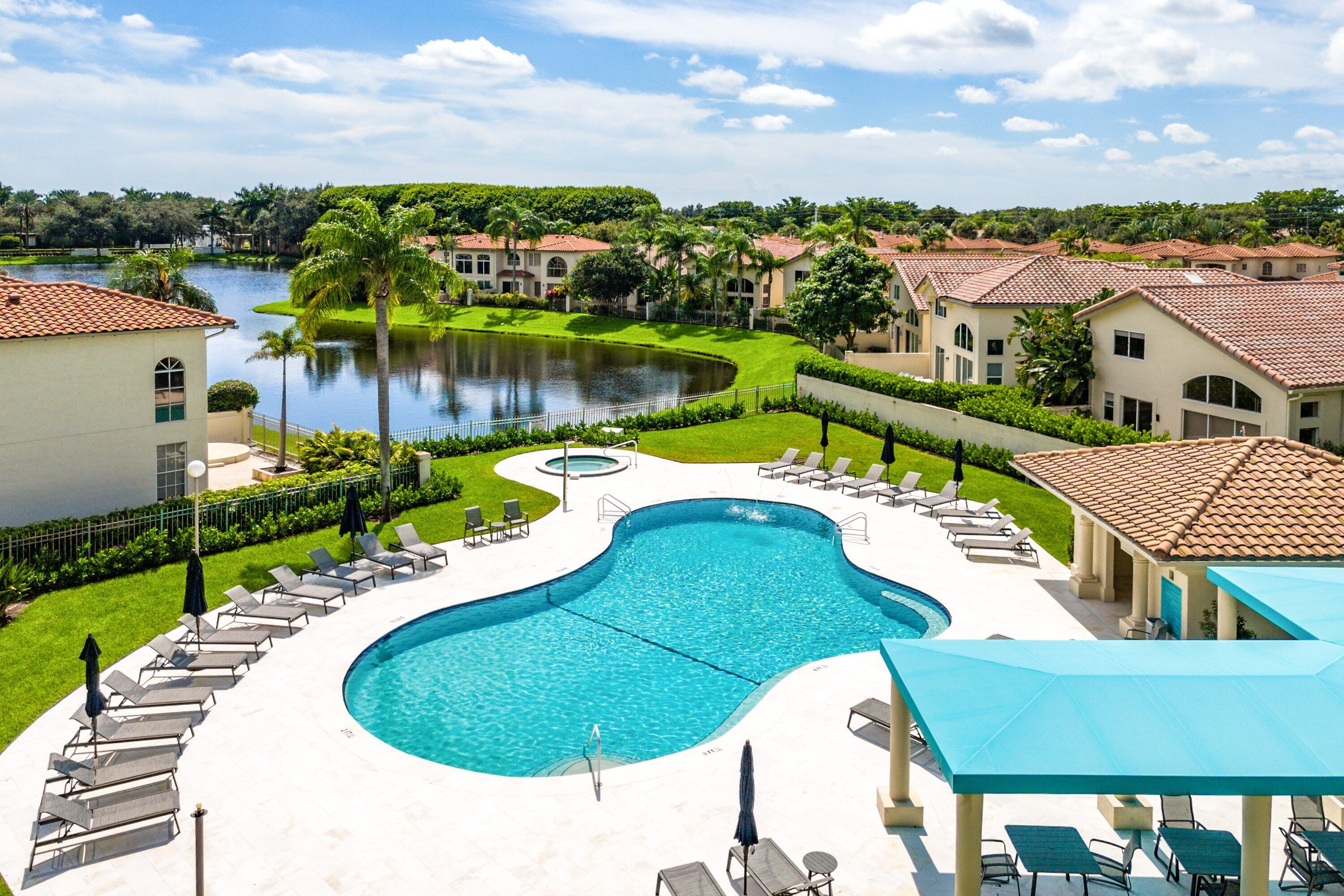 2221 Northwest 62nd Drive Boca Raton, FL 33496 - Photo 55 of 62 an aerial view of a house