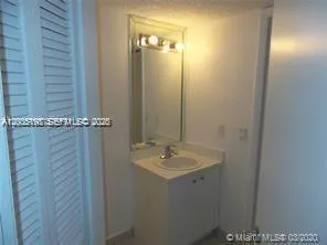 a view of a room with an empty space