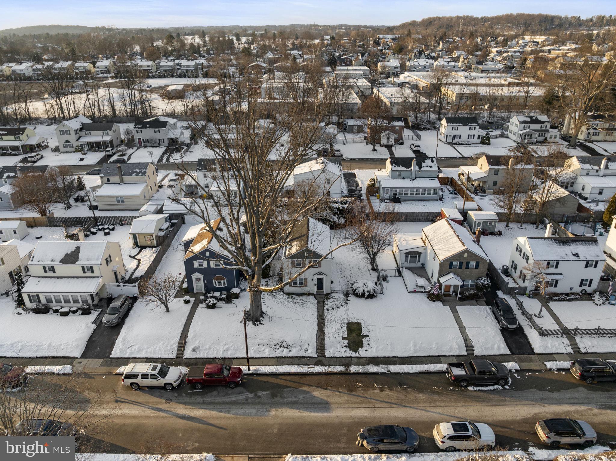 215 Allison Road Oreland, PA 19075 - Photo 36 of 39 an aerial view of residential houses with outdoor space