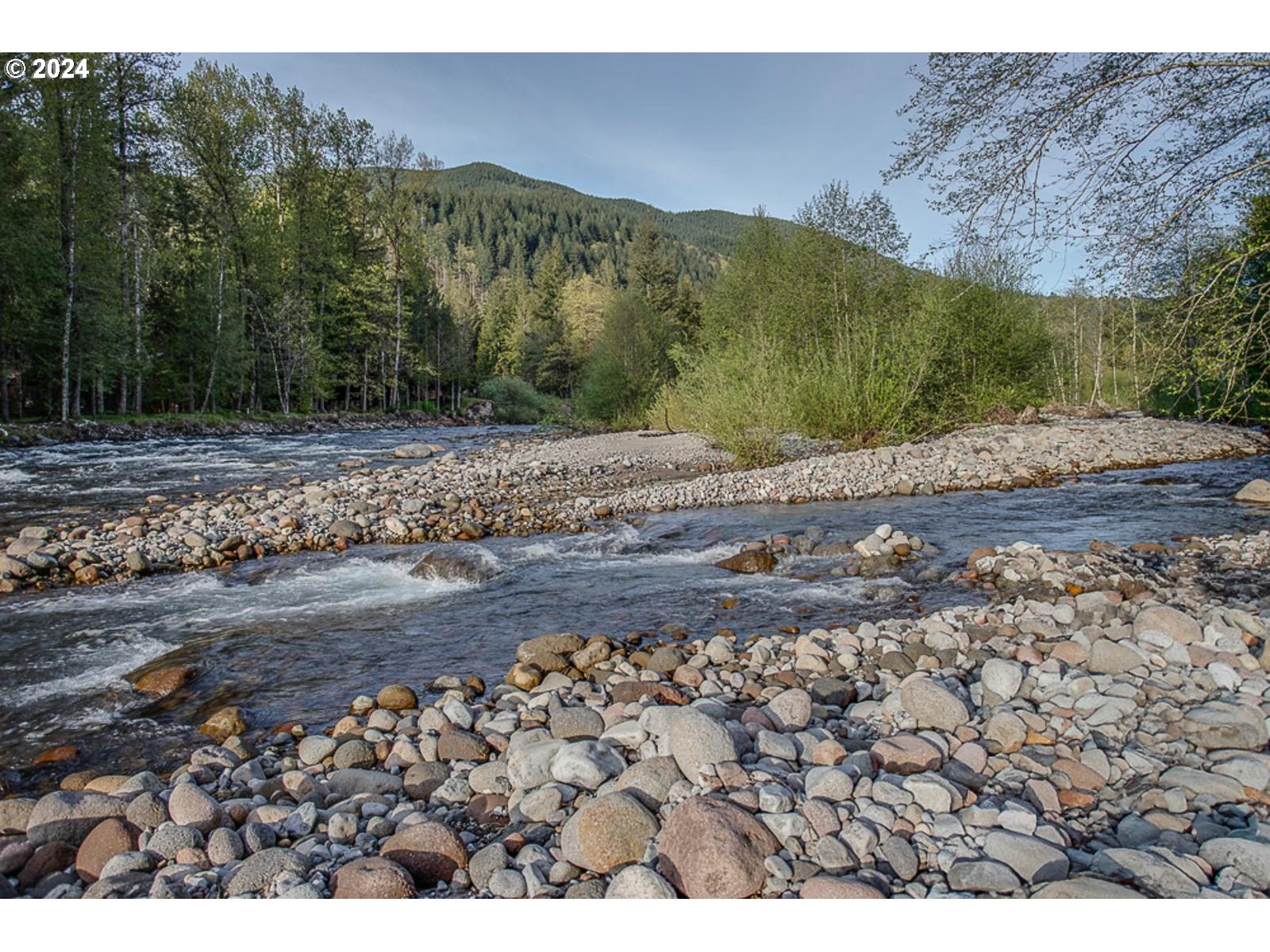 64680 East Sandy River Lane Rhododendron, OR 97049 - Photo 5 of 23 a view of a road with a mountain in the background