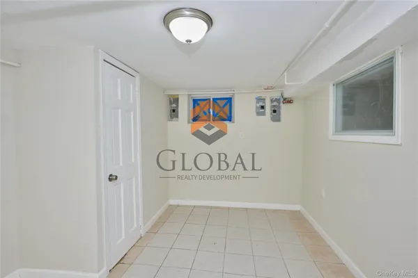 a view of space window and wooden floor