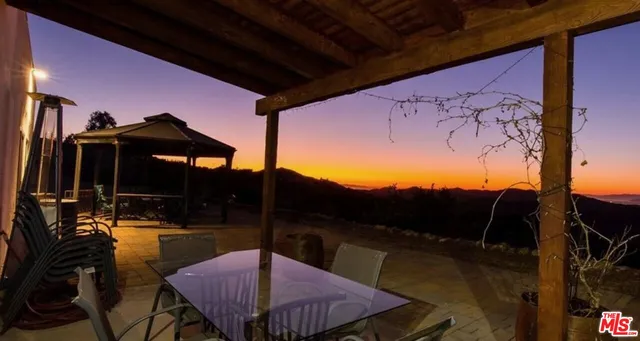 a outdoor view with sitting space