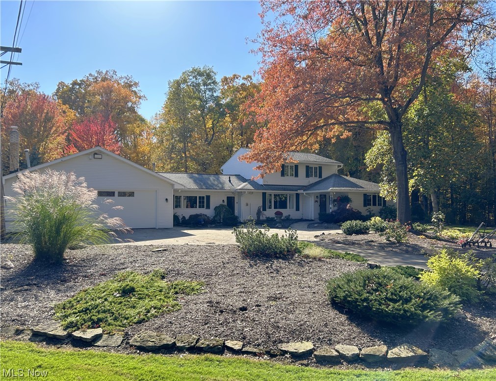 7855 Mulberry Road Chesterland, OH 44026 - Photo 41 of 46 Front of the home with much beautiful landscaping and stone work.