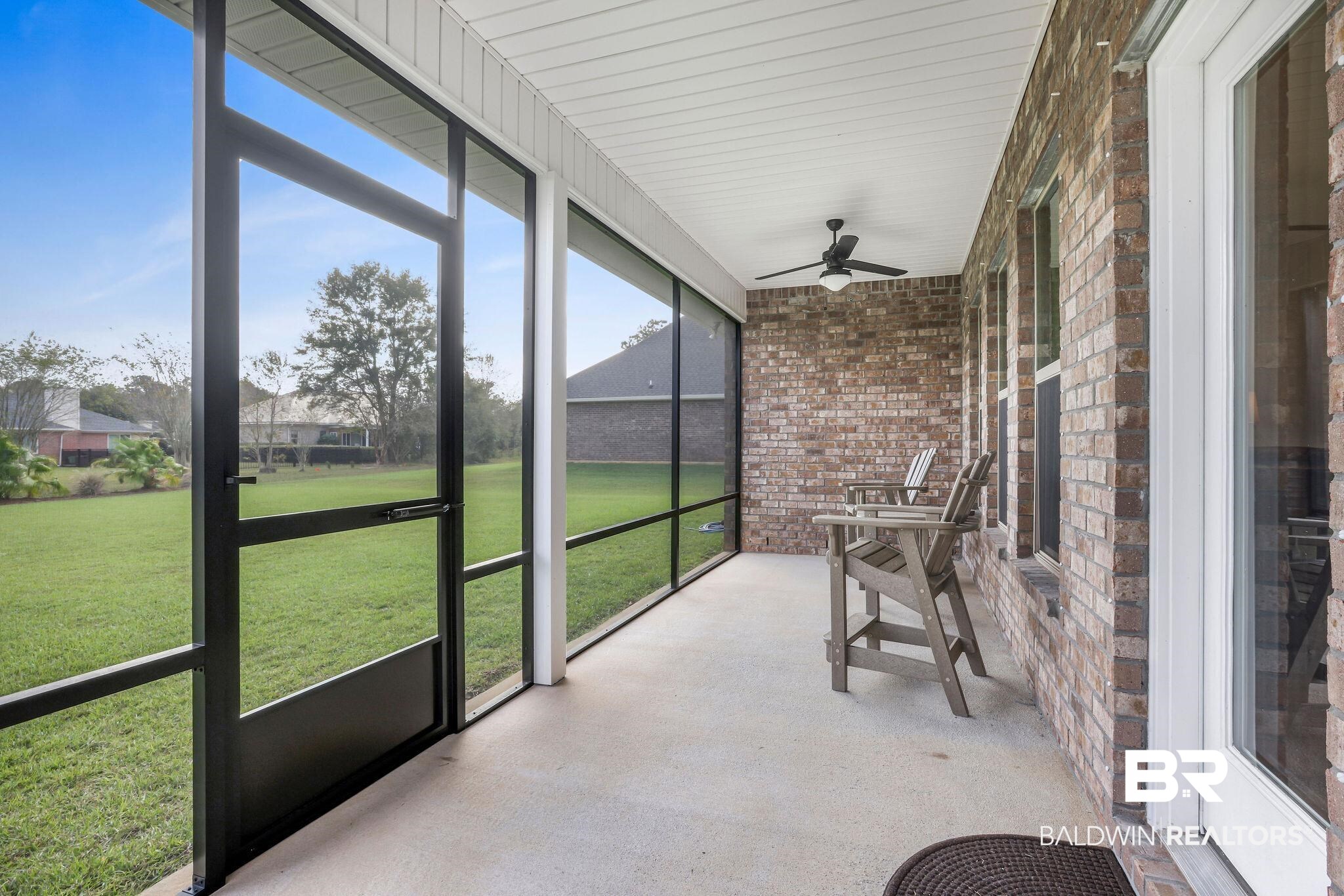 9855 Chipper Lane Foley, AL 36535 - Photo 42 of 48 Sunroom / solarium with ceiling fan