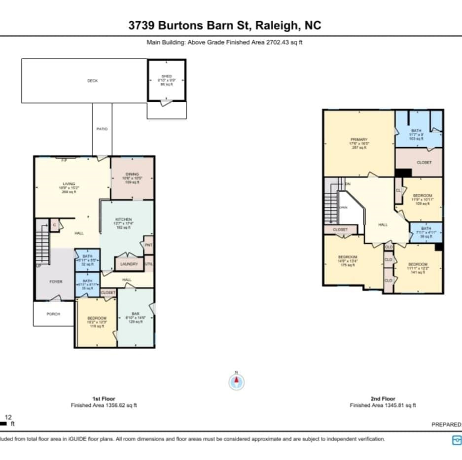 3739 Burtons Barn Street Raleigh, NC 27610 - Photo 42 of 42 FLOOR PLAN