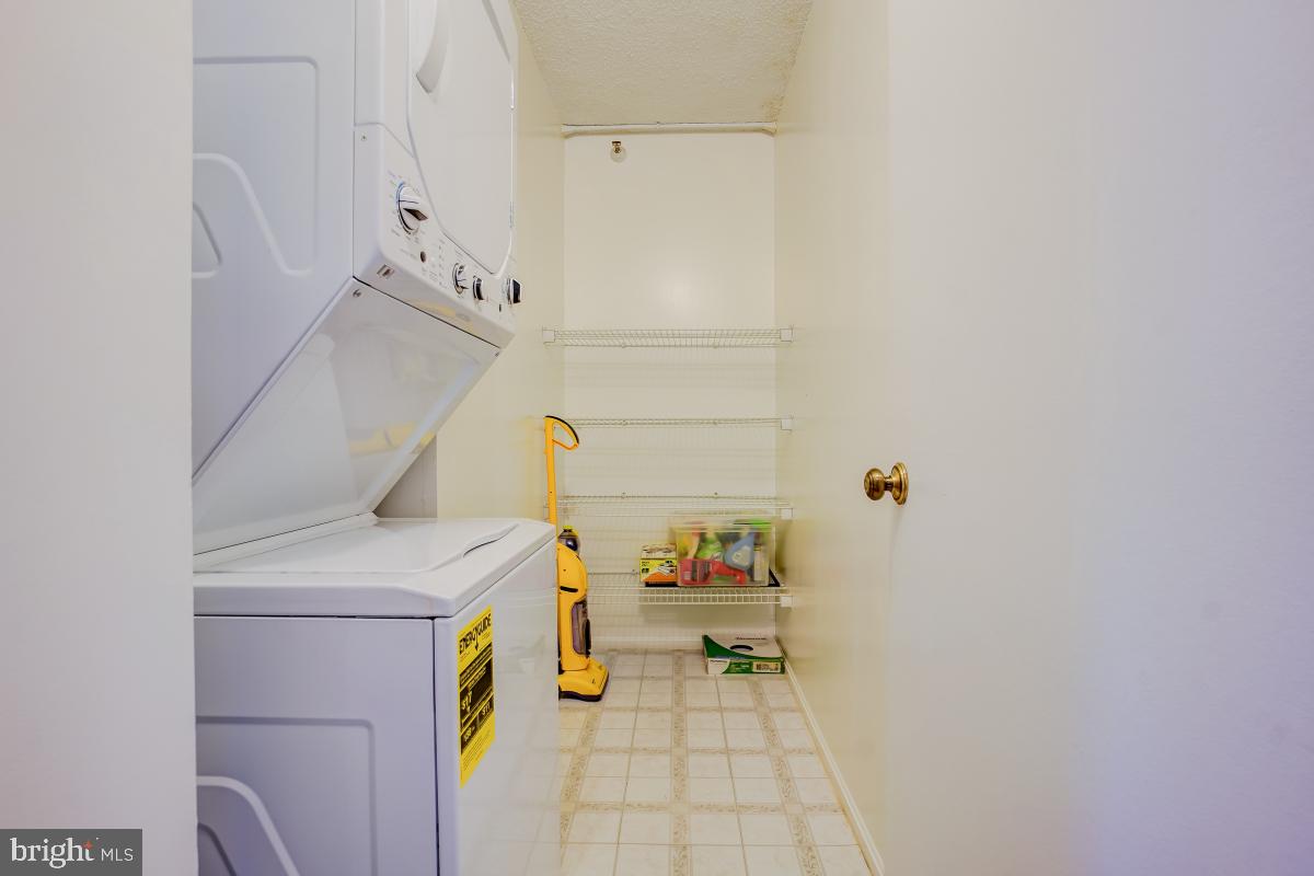 15101 Interlachen Drive, Unit 1625 Silver Spring, MD 20906 - Photo 28 of 32 Spacious Laundry with storage and shelves