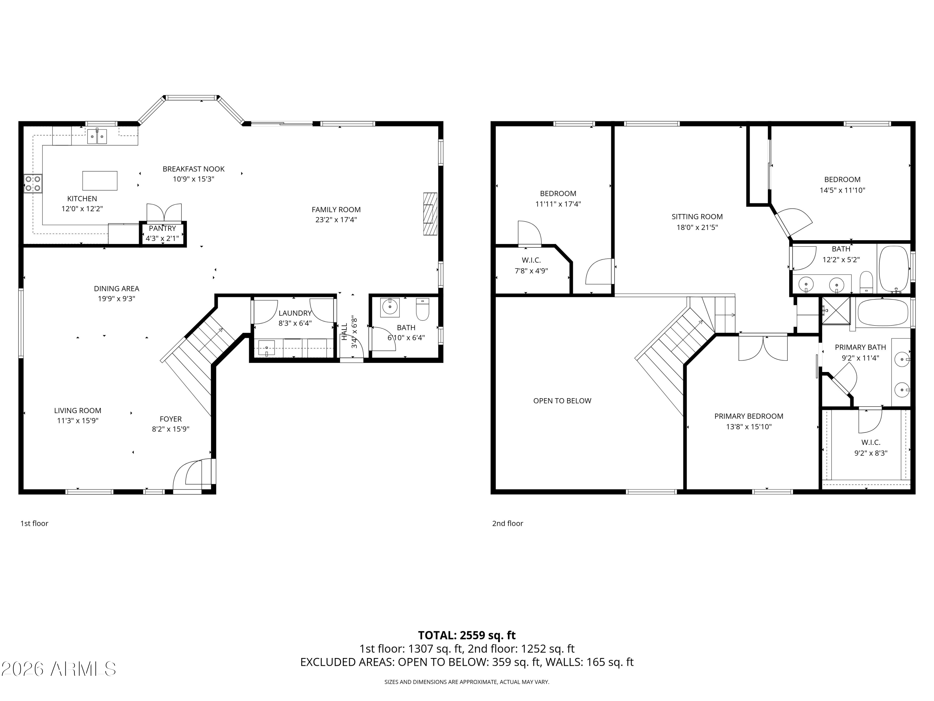 1737 South Talbot Mesa, AZ 85209 - Photo 33 of 35 a picture of a floor plan
