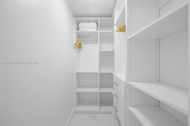 a view of walk in closet