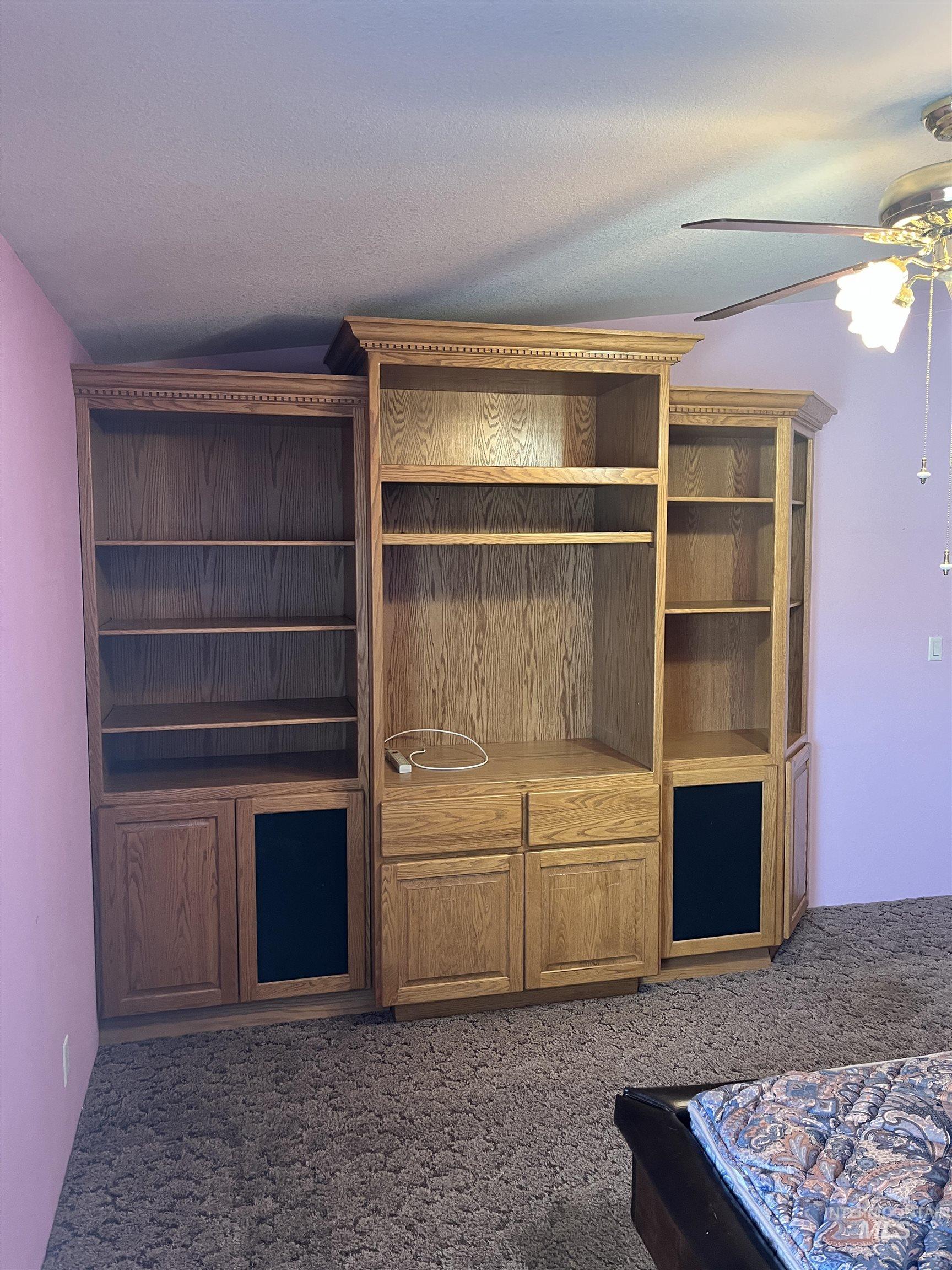 2750 Alden Road, Unit 34 Fruitland, ID 83619 - Photo 34 of 41 Unfurnished living room featuring carpet floors, ceiling fan, and a textured ceiling