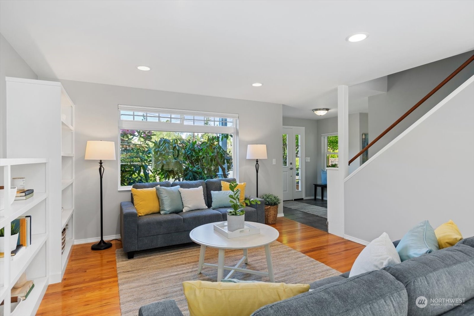 8630 217th Street Southwest Edmonds, WA 98026 - Photo 4 of 34 a living room with furniture and a large window