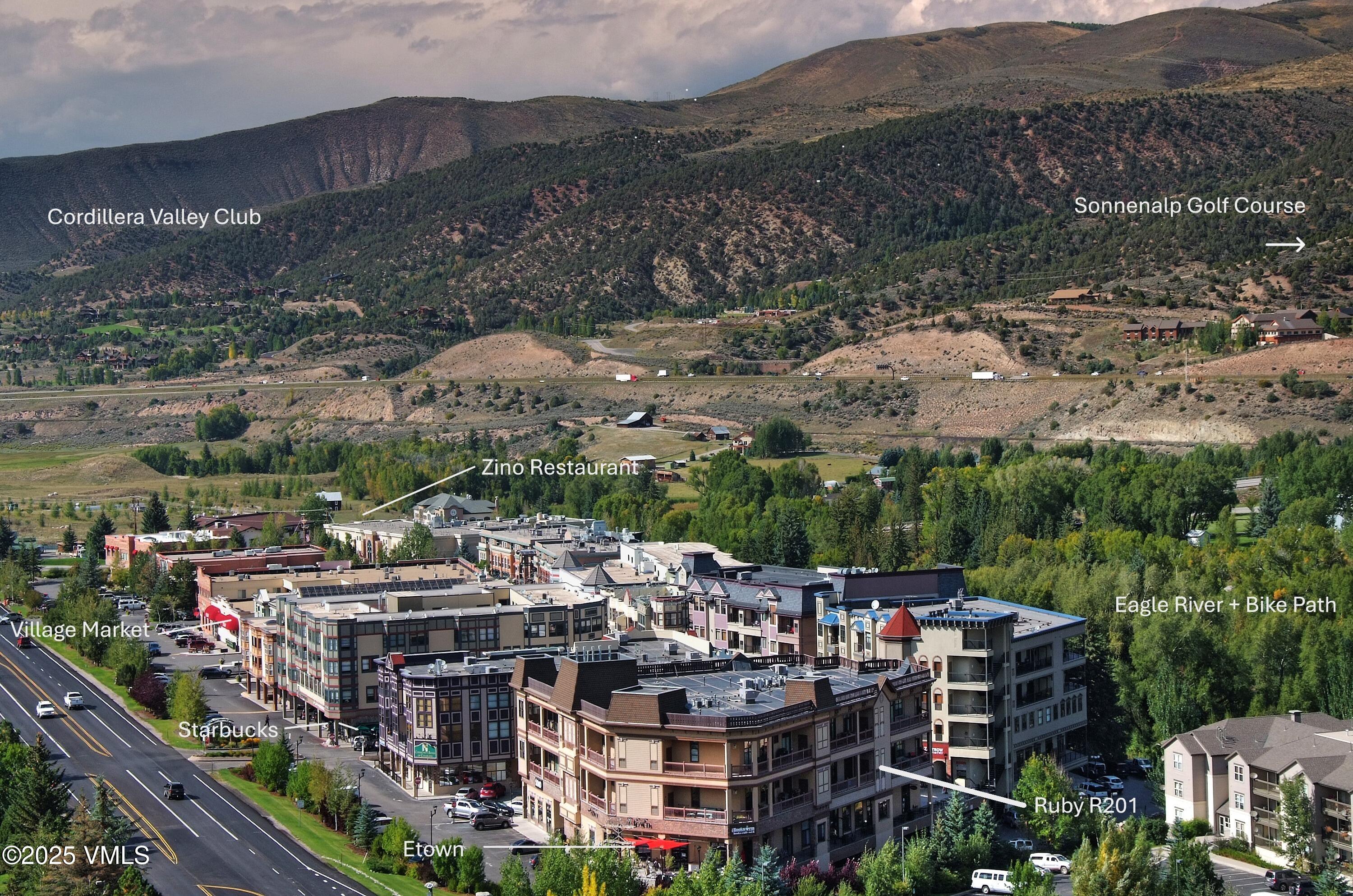 295 Main Street, Unit R201 Edwards, CO 81632 - Photo 28 of 45 a picture of city view