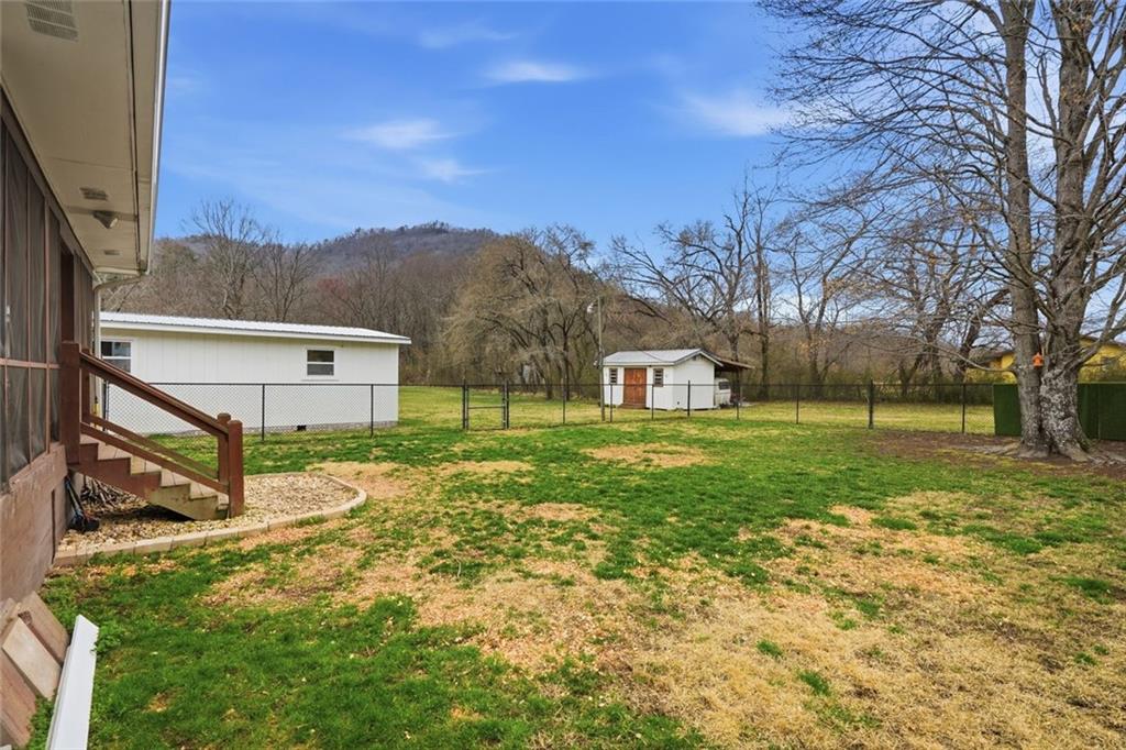 21 McIntosh Lane Rabun Gap, GA 30568 - Photo 36 of 53 a view of a house with a yard