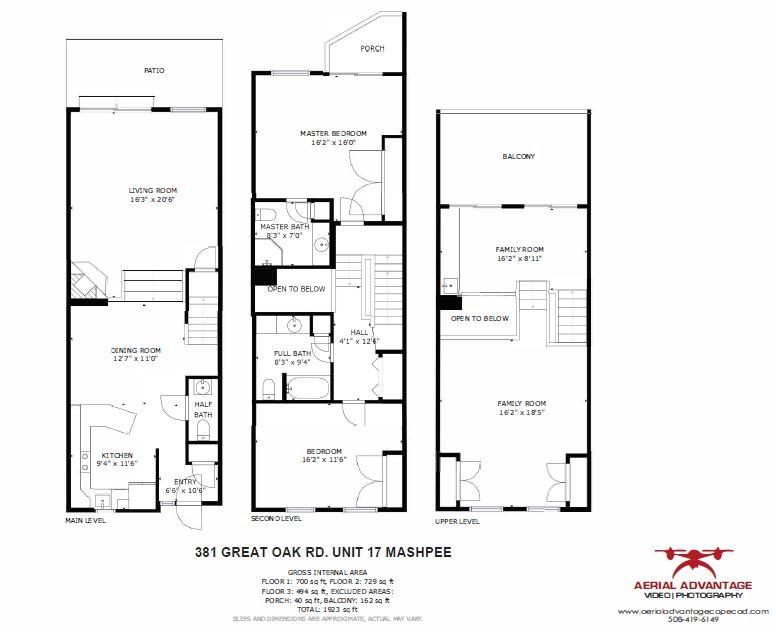 381 Great Oak Road, Unit 17 Mashpee, MA 02649 - Photo 35 of 35 Floor Plans 381 Great Oak Rd Unit 17