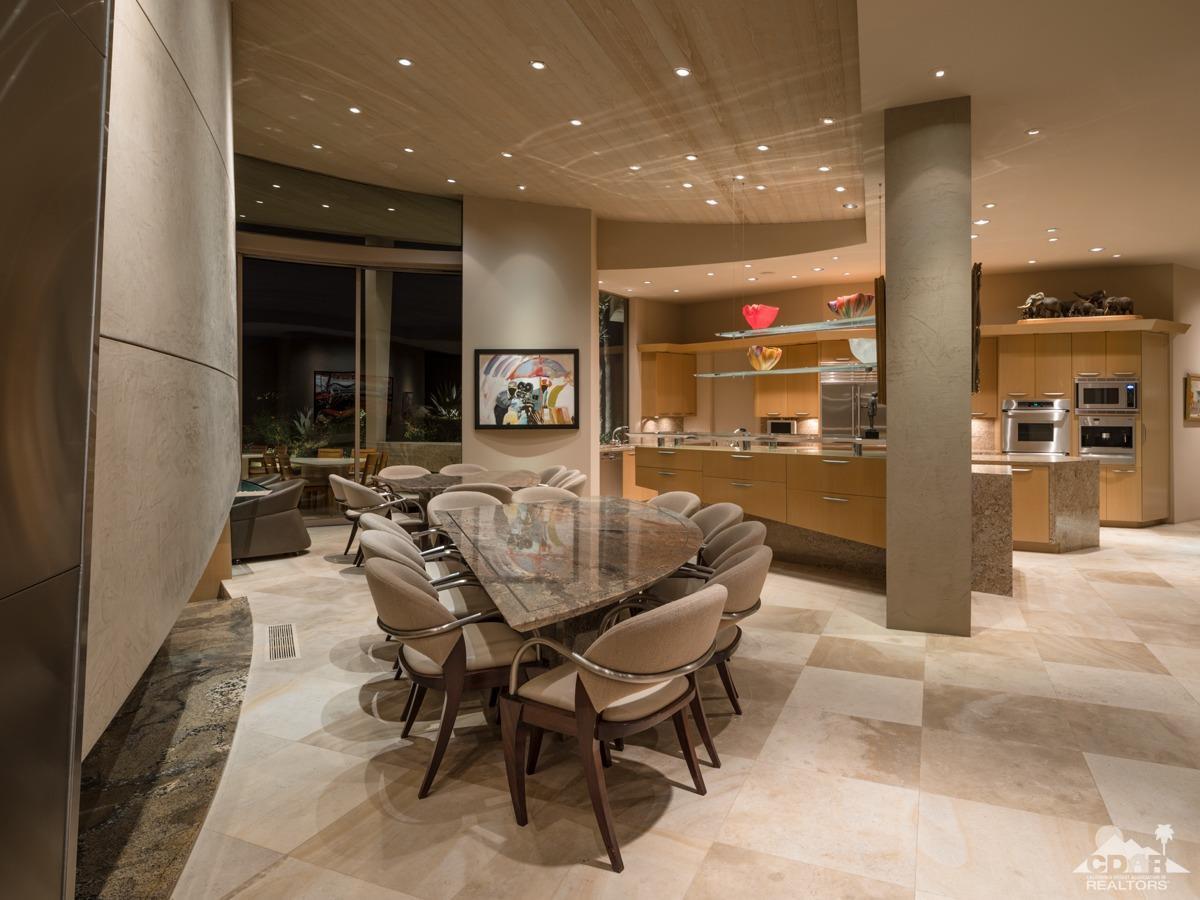 632 Pinnacle Crest Palm Desert, CA 92260 - Photo 30 of 52 a dining area with furniture and a view of kitchen