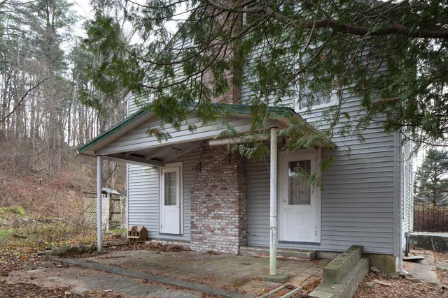 a view of a small house