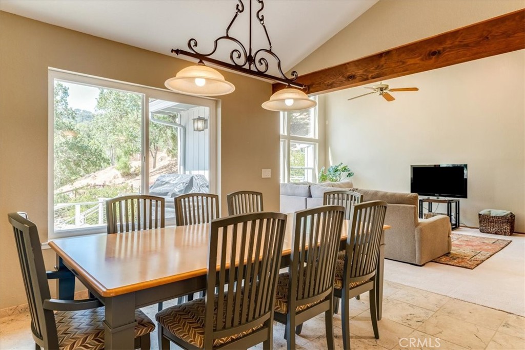 11555 Cenegal Road Atascadero, CA 93422 - Photo 25 of 57 a view of a dining room with furniture window and outside view