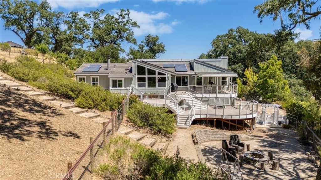 11555 Cenegal Road Atascadero, CA 93422 - Photo 9 of 57 a front view of a house with yard and sitting area
