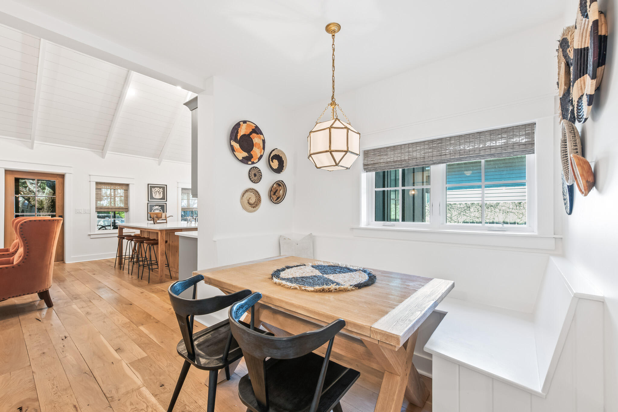 375 Defuniak Street Santa Rosa Beach, FL 32459 - Photo 26 of 94 a view of a dining room with furniture window and wooden floor