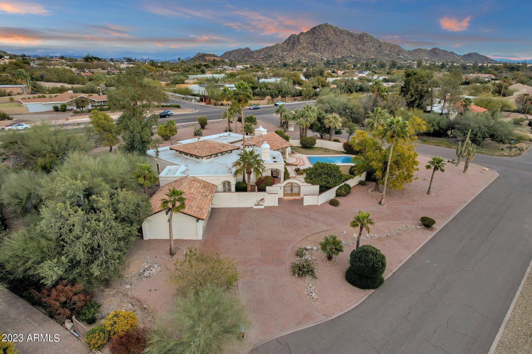 4554 East Pebble Ridge Road Paradise Valley, AZ 85253 - Photo 53 of 59 Aerial/Mountain Views
