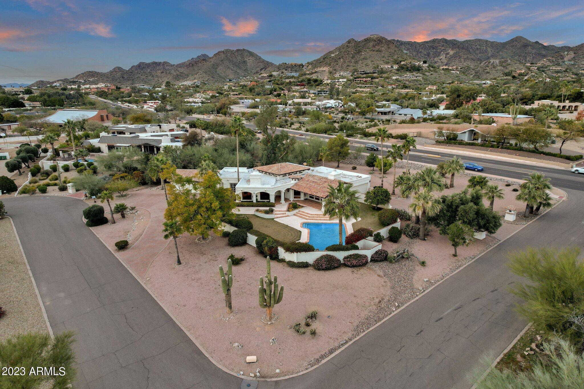 4554 East Pebble Ridge Road Paradise Valley, AZ 85253 - Photo 54 of 59 Aerial/Mountain Views