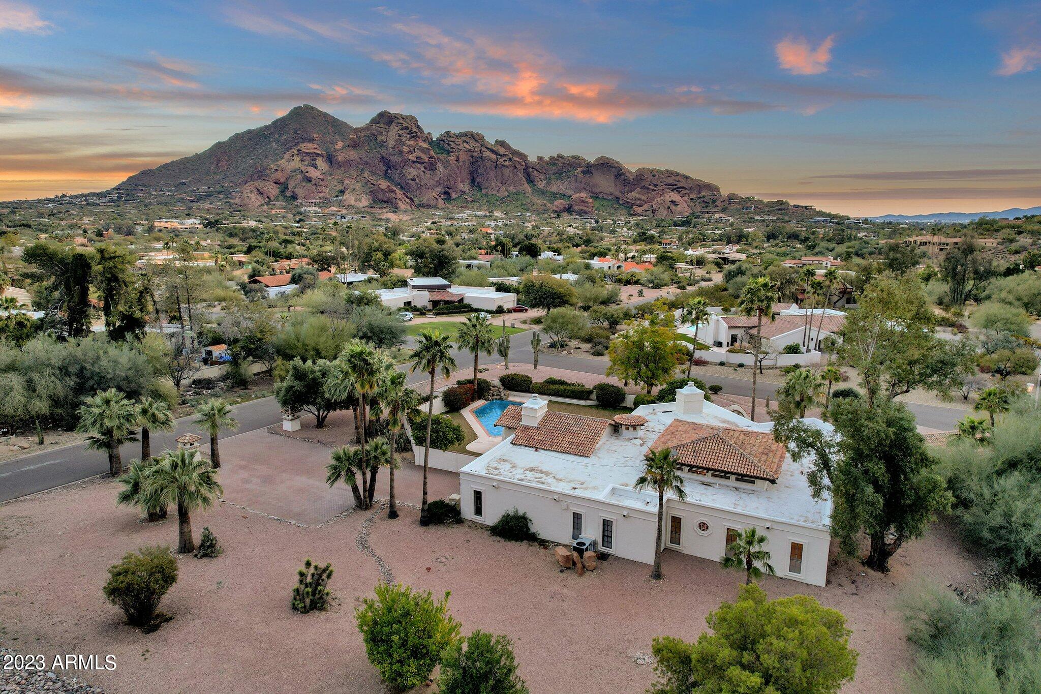 4554 East Pebble Ridge Road Paradise Valley, AZ 85253 - Photo 55 of 59 Aerial/Mountain Views