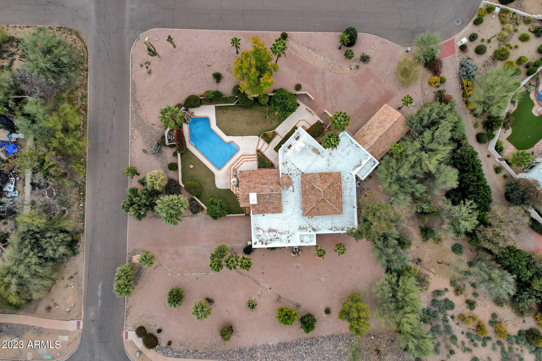 4554 East Pebble Ridge Road Paradise Valley, AZ 85253 - Photo 57 of 59 Aerial/Mountain Views