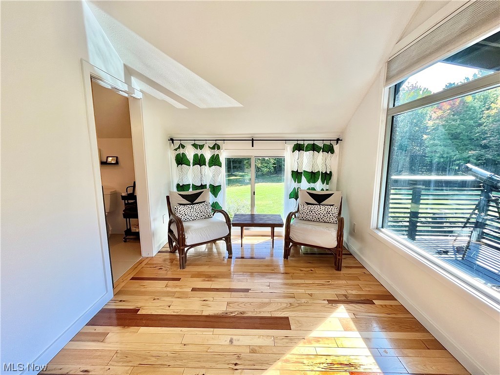 3990 Middle Road Conneaut, OH 44030 - Photo 21 of 35 Beautiful sitting area overlooking the 1/3 acre pond, woods and wildlife that frequent the property