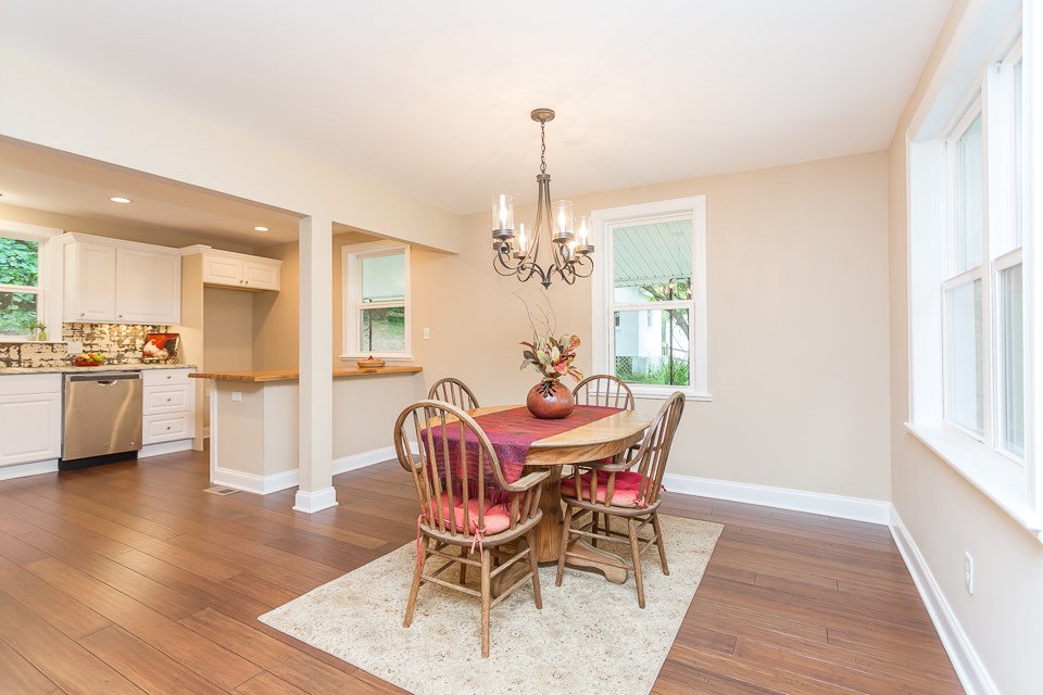 450 Whitmore Road Mount Solon, VA 22843 - Photo 8 of 43 a view of a dining room with furniture window and wooden floor