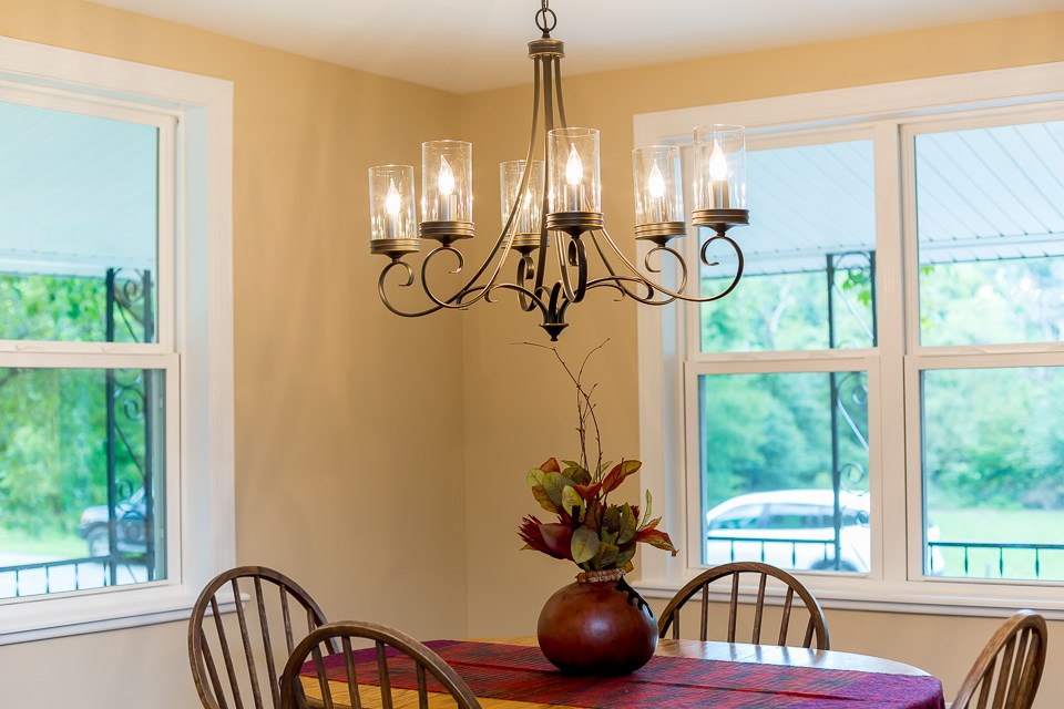 450 Whitmore Road Mount Solon, VA 22843 - Photo 10 of 43 a view of a dining room with furniture window and outside view
