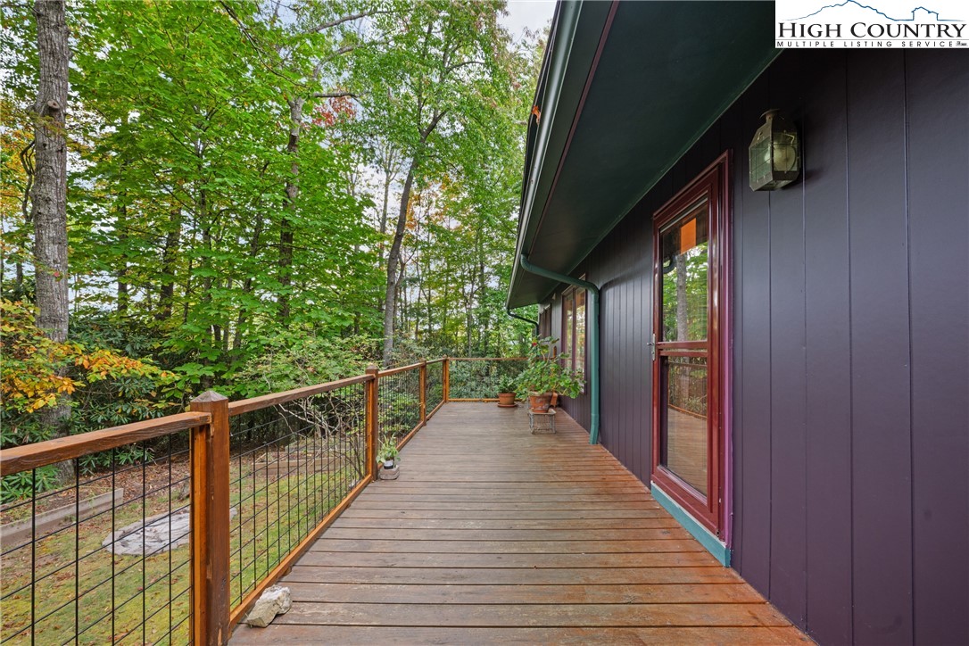 547 Deck Hill Road Boone, NC 28607 - Photo 6 of 50 a view of balcony and yard