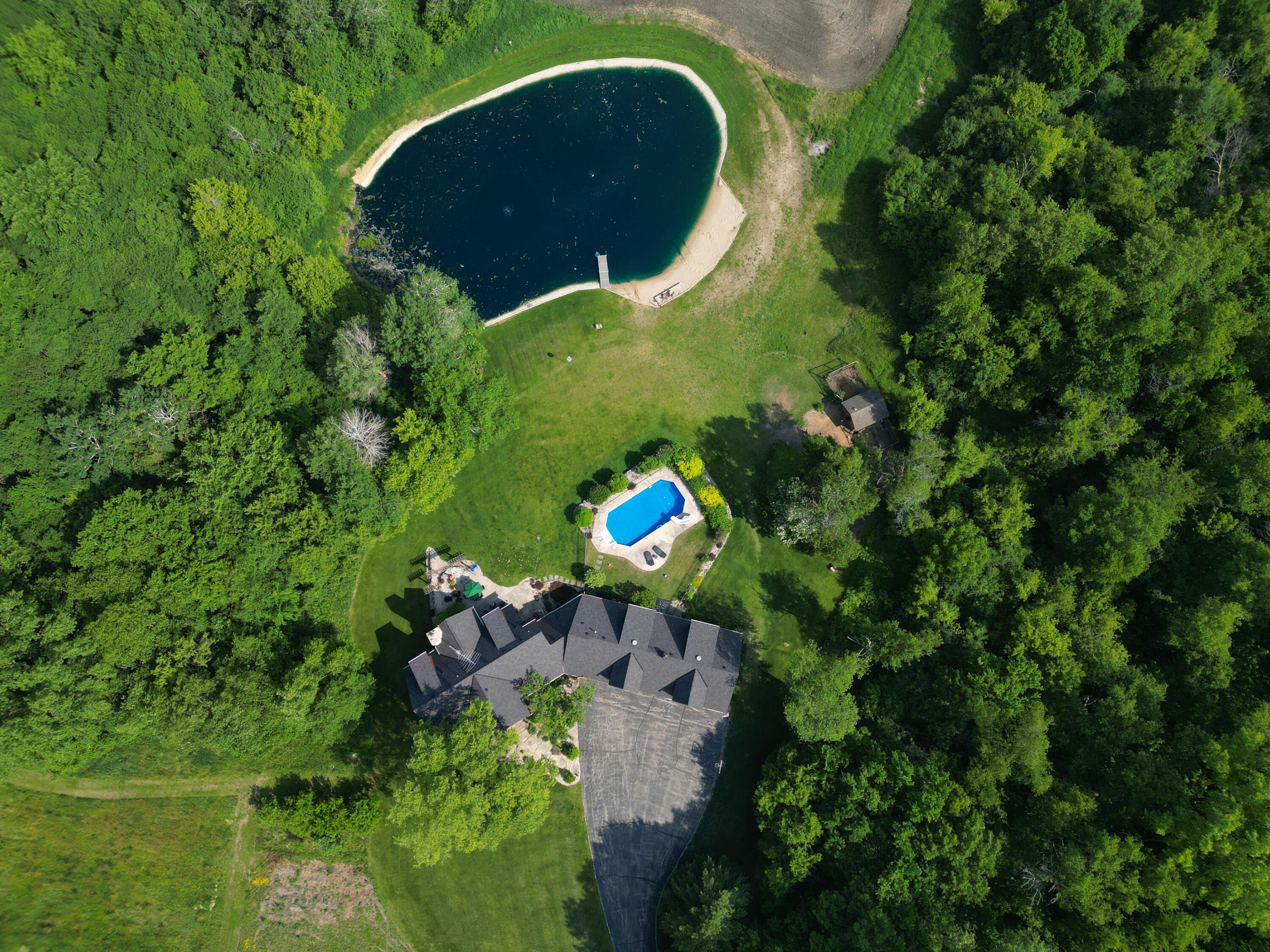 W395S3611 Hardscrabble Road Ottawa, WI 53118 - Photo 5 of 63 Top View