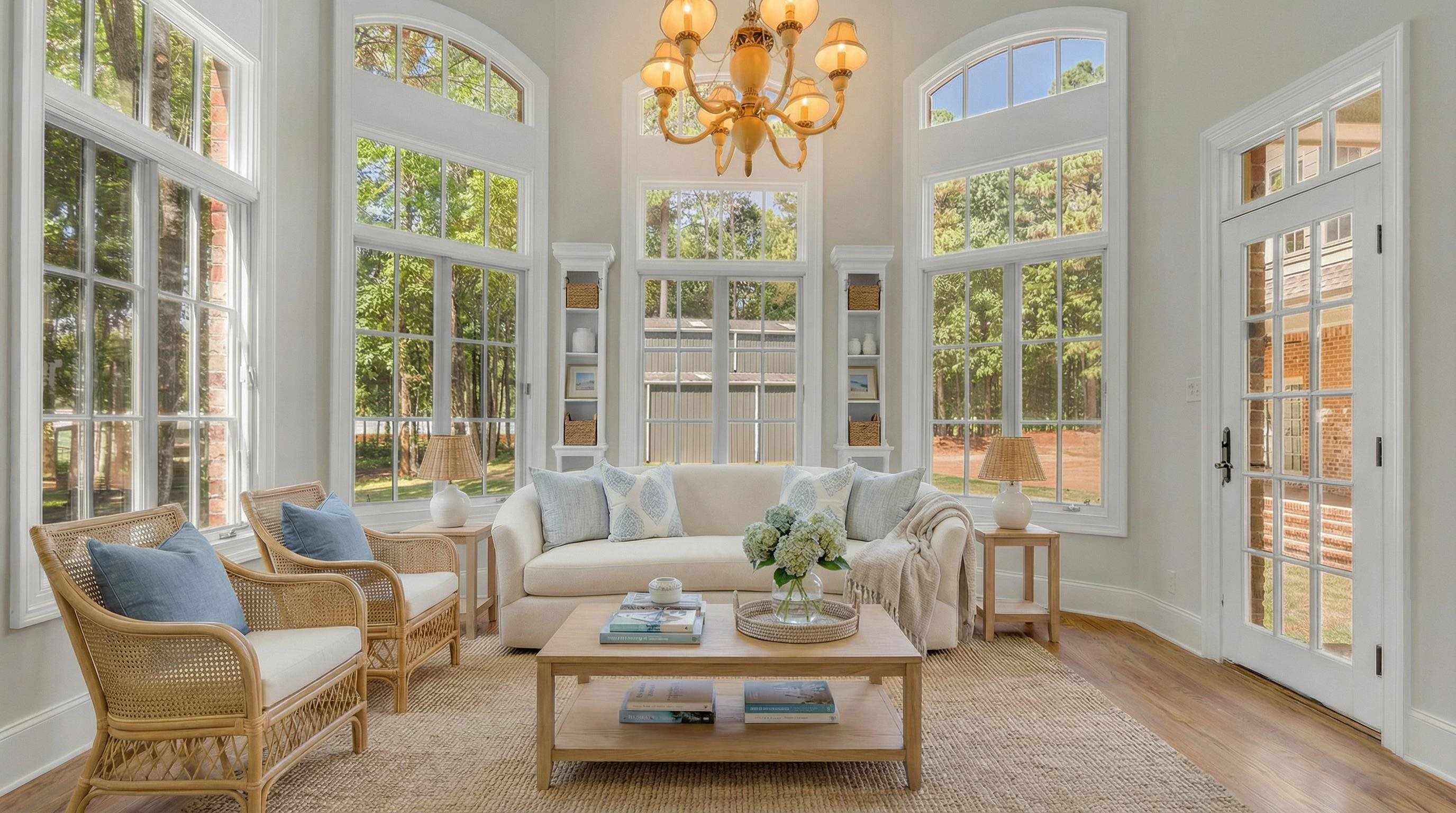 815 Dent Road Eads, TN 38028 - Photo 19 of 40 Sunroom / solarium with hanging lights and french doors