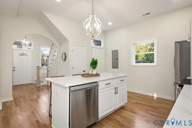 a view of an entryway with seating