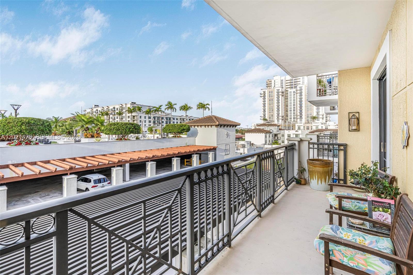 8395 Southwest 73rd Avenue, Unit 710 Miami, FL 33143 - Photo 24 of 32 a balcony with city view